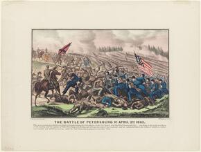 The Battle of Petersburg Va. April 2nd 1865.