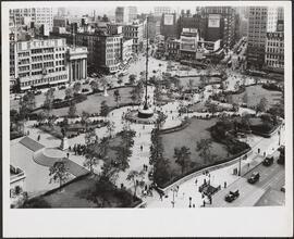 Union Square, aerial view