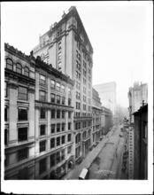 Simpson Building, south side of Wall Street looking west