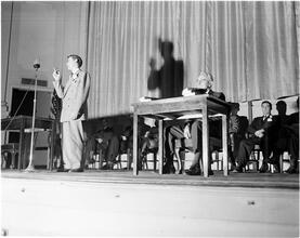 Dale Carnegie [Student in a Dale Carnegie public speaking class.]