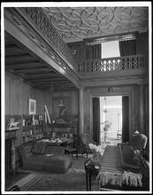 John M. Carrere residence, living room.