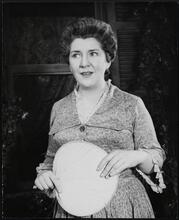[Maureen Stapleton as Carrie Berniers in "Toys in the Attic".]