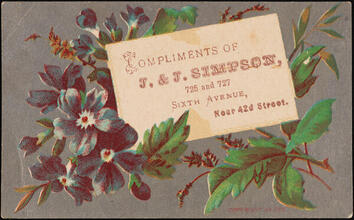Compliments of J. & J. Simpson