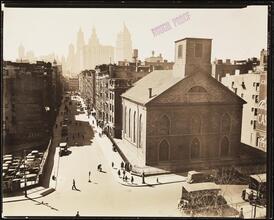 General View Looking Southwest to Manhattan from the Manhattan Bridge