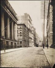 [Wall Street west from Custom House.]