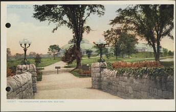 The Conservatory, Bronx Park, New York.