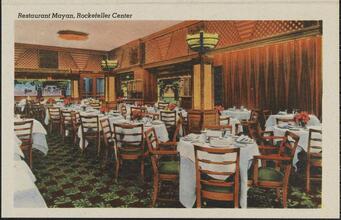 Restaurant Mayan, Rockefeller Center.
