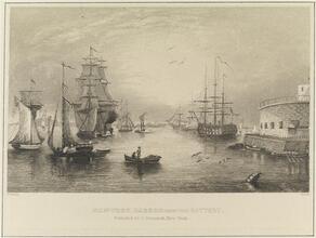 New - York Harbor from the Battery.