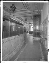 Importers and Traders Bank. Third floor looking east, interior.