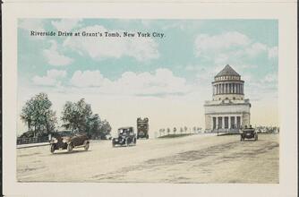 Riverside Drive at Grant's Tomb, New York City.