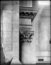 Column in main waiting room of Pennsylvania Station.