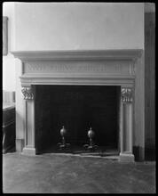 East 95th Street. Fabbri residence, mantle.