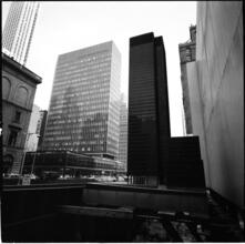 Park Avenue [Construction of the Seagram Building.]