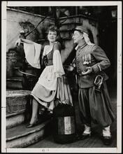 [Marjorie Gateson as Dame Lucy and Bobby Clark as Mikel Mikeloviz in "Sweethearts".]
