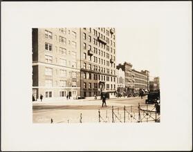 #124 East 86 St. N.Y.C. From South Side 86 St. From Center of Park Ave. looking N.E. at Block Front North Side Bet. Park and Lexington Ave.