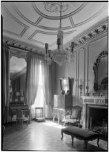 James Cushman [residence]. Rear fireplace and window.