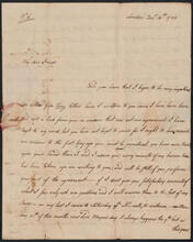 Letter from John Quincy Adams to Peter Jay Munro, November 14, 1783