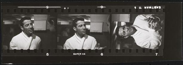 Rocky Graziano, He's a Good Boy Now [Rocky Graziano in a robe.]