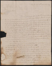 Letter from John Quincy Adams to Peter Jay Munro, November 10, 1784