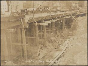 [Subway at 96th Street and Broadway, looking north.]