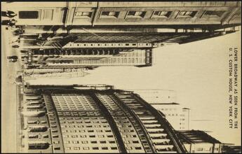 Lower Broadway as Seen From the U. S. Custom House, New York City