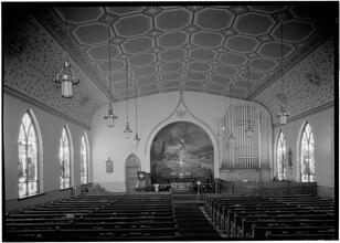 St. John's Evangelical Lutheran Church, 281 Prospect Place, Brooklyn, N.Y. Interior.