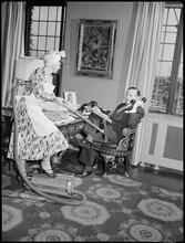 Billy Rose [Billy Rose and Eleanor Holm at home.]