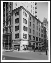 595 5th Avenue and 48th Street, N.E. corner. Five-story building, exterior.