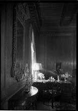 William Ziegler [residence]. Detail desk and window living room.