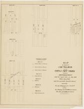 Map of Property in 12th Ward of City of New York of which Archibald Watt Held Legal Title in July 1838, Whilst James Watt held the Equitable Benefits Thereof Covered by Two Dry Mortgages of A. Watt to