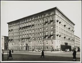 West 116th and Seventh Avenue. Graham Court apartments