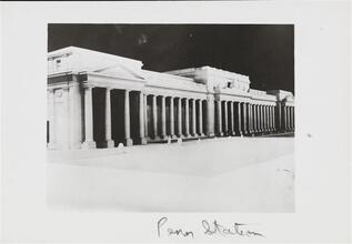 [Architectural model of Pennsylvania Station.]