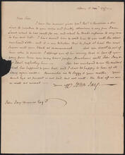 Letter from John Jay to Peter Jay Munro, November 15, 1797