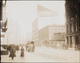 [Broadway looking north from 22nd Street.]