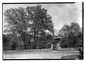 W. E. Ditmars [residence]. Street facade from terrace.