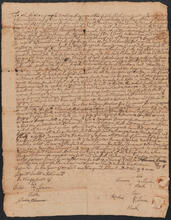 Deed between Thomas Simon with Rachel Simon and Nehemiah Palmer, December 30, 1731
