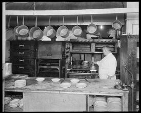 66th Street and Columbus Avenue. Healy's Restaurant, view of installation, interior.