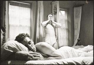 Walter Cartier, Prizefighter of Greenwich Village [Walter Cartier waking up as Vincent Cartier remains asleep.]