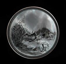 Seven mother-of-pearl buttons