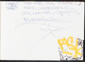 [Page in ERO's black book.]