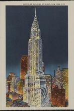 Chrysler Building at Night, New York City.