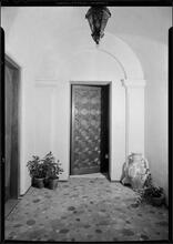 Hugh Baker [residence]. Elevator entrance 3.