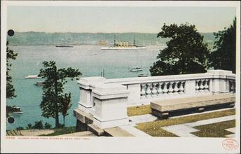 Hudson River from Riverside Drive, New York.
