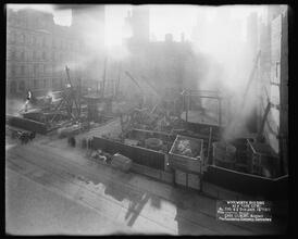 Woolworth Building, Looking South [Construction zone.]