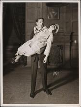 [William Courtenay as Jim Thorne and Marguerite Maxwell as Kit Grey in "The Law Breaker".]