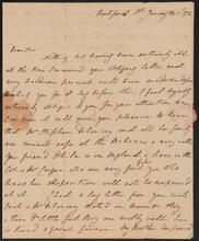 Letter from Charlotte De Lancey to John De Lancey, January 5, 1792