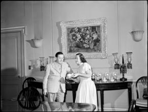 Billy Rose [Billy Rose and Eleanor Holm at home.]