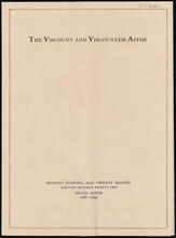 The Viscount and Viscountess Astor