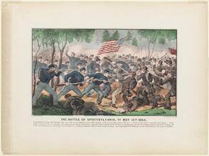 The Battle of Spottsylvania, Va. May 12th 1864.
