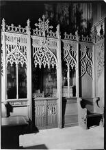 [First] Presbyterian Church. Door and gates, detail of screen.